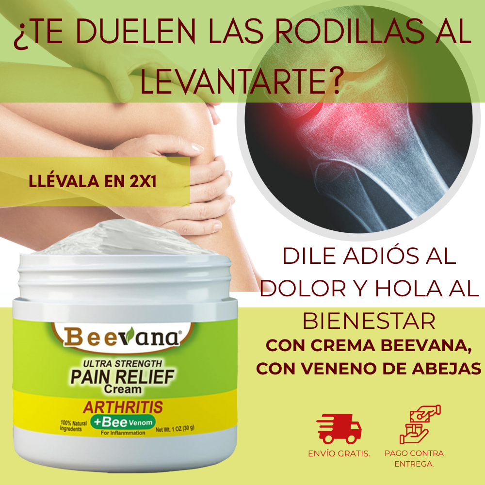 2x1 Crema Dolores y Articulaciones Beevana
