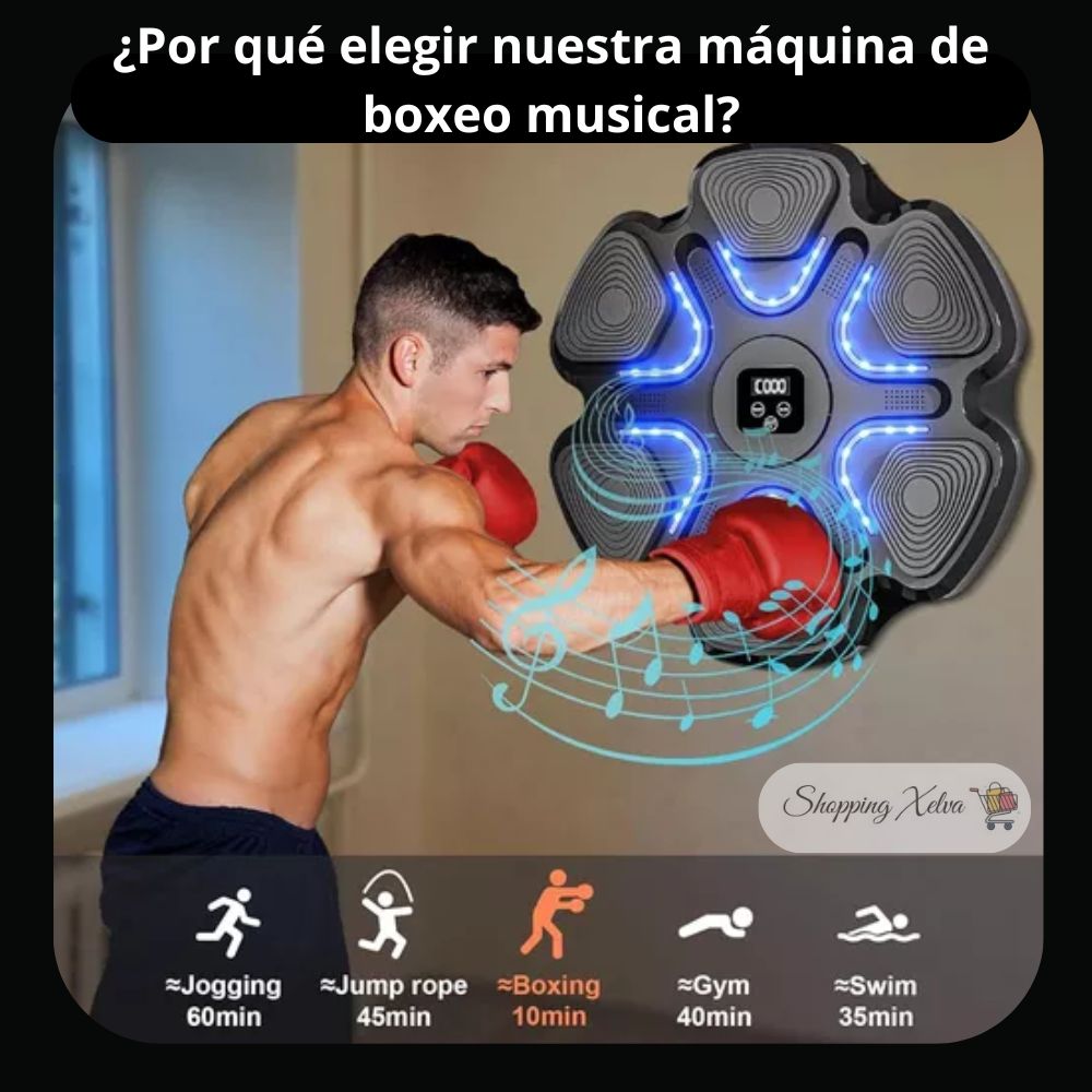 Máquina De Boxeo Inteligente Con Guantes 🥊