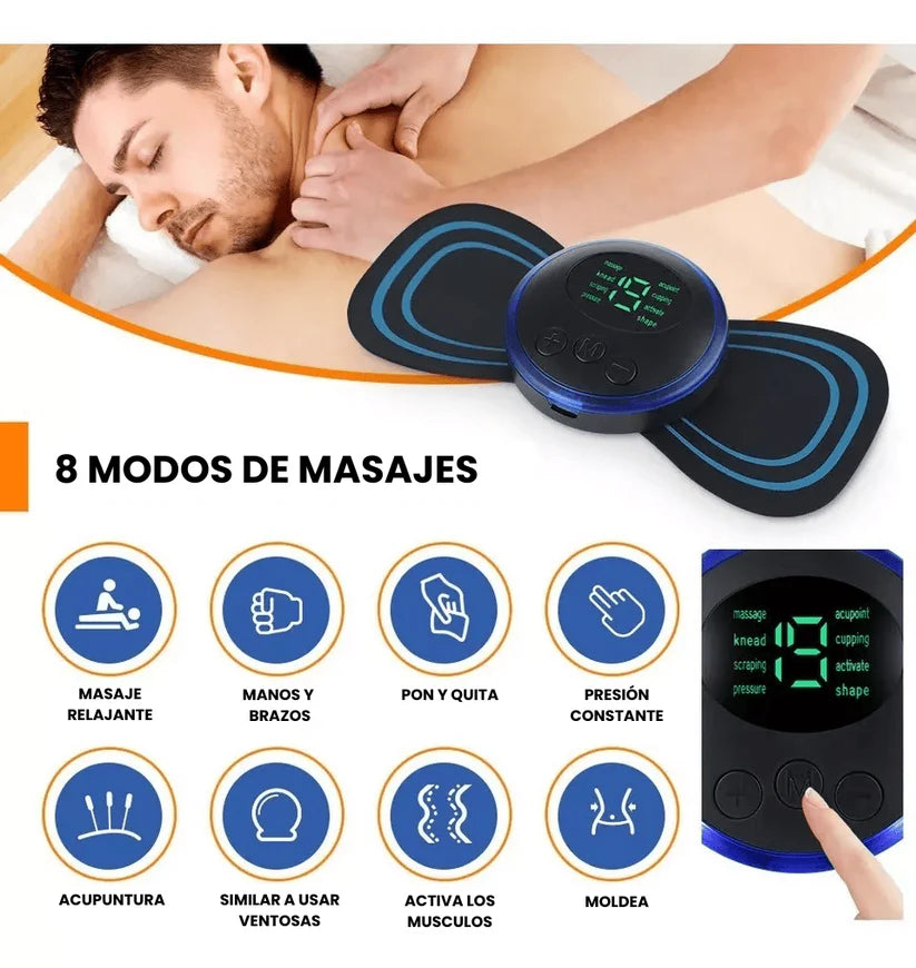 Mini  Masajeador Eléctrico Multifuncional