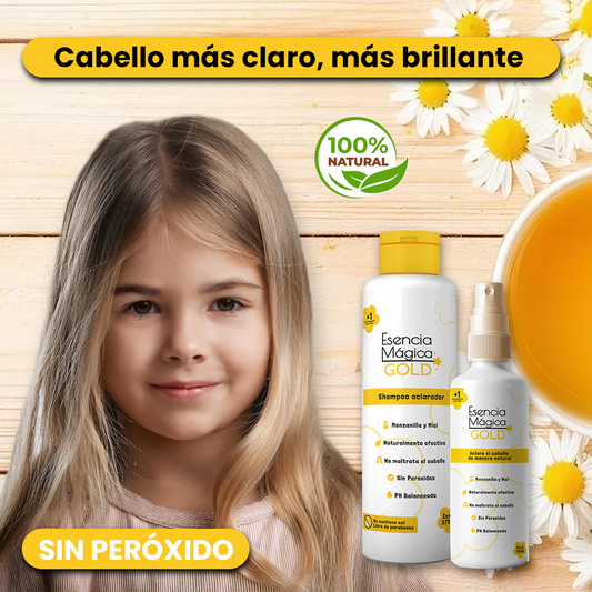ACLARADOR CABELLO KIDS: SHAMPOO + SPRAY