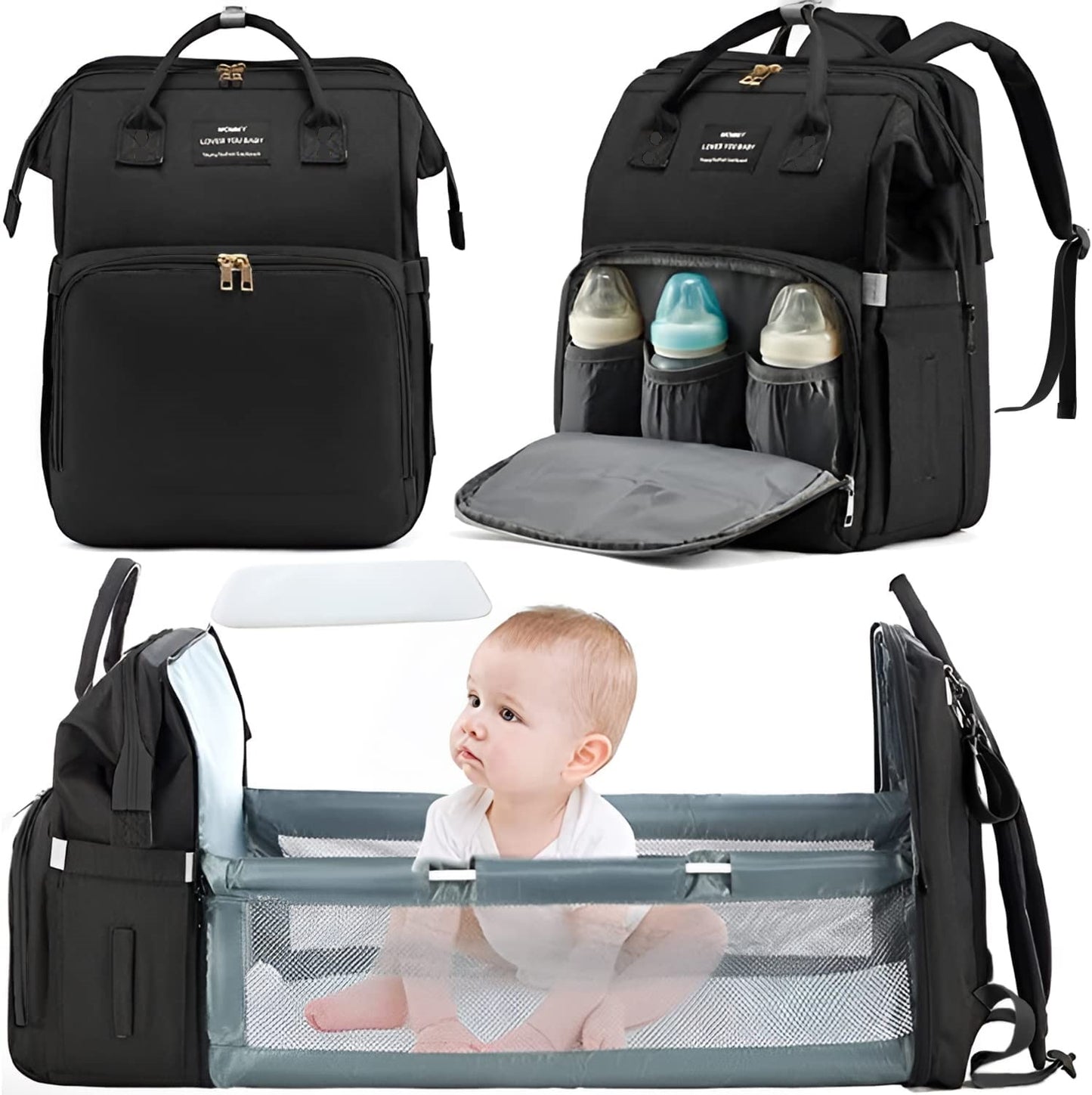Nuevo Bolso Pañalera Multifuncional