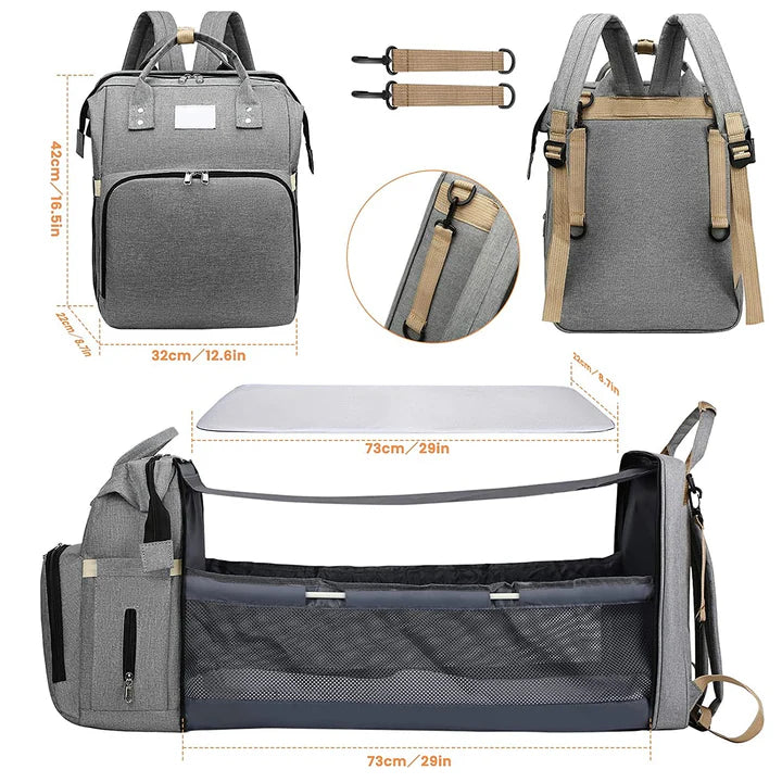 Nuevo Bolso Pañalera Multifuncional